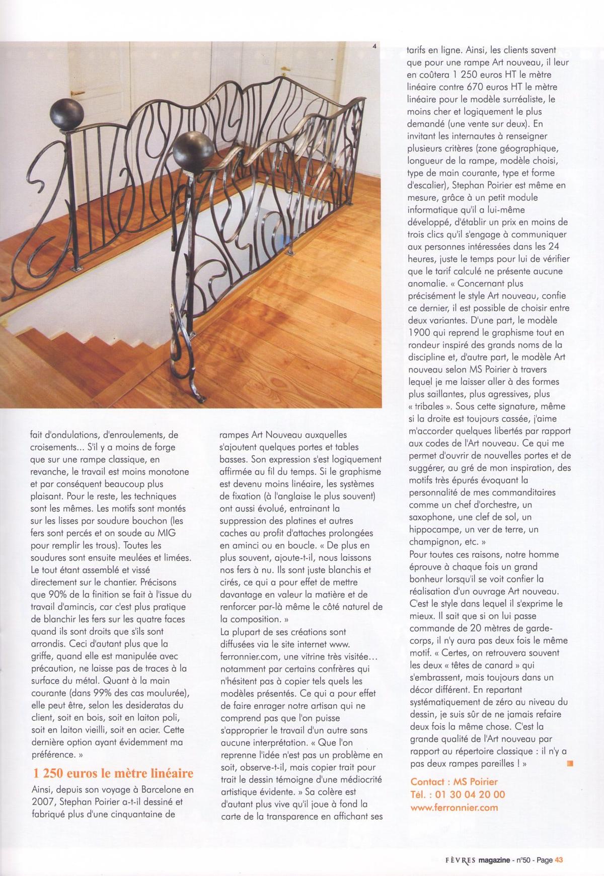 Art Nouveau et surréalisme par la société MS Poirier - page 4